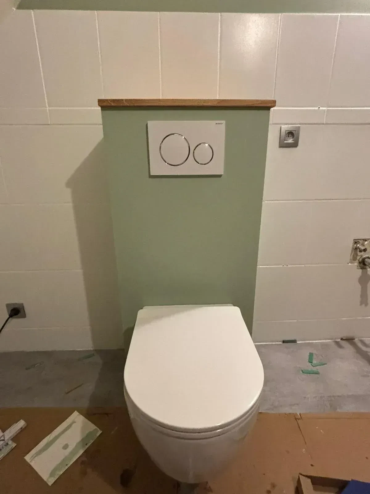 Geberit toilet in Eke, Sanitair, realisatie De Groote Innovations, foto 1