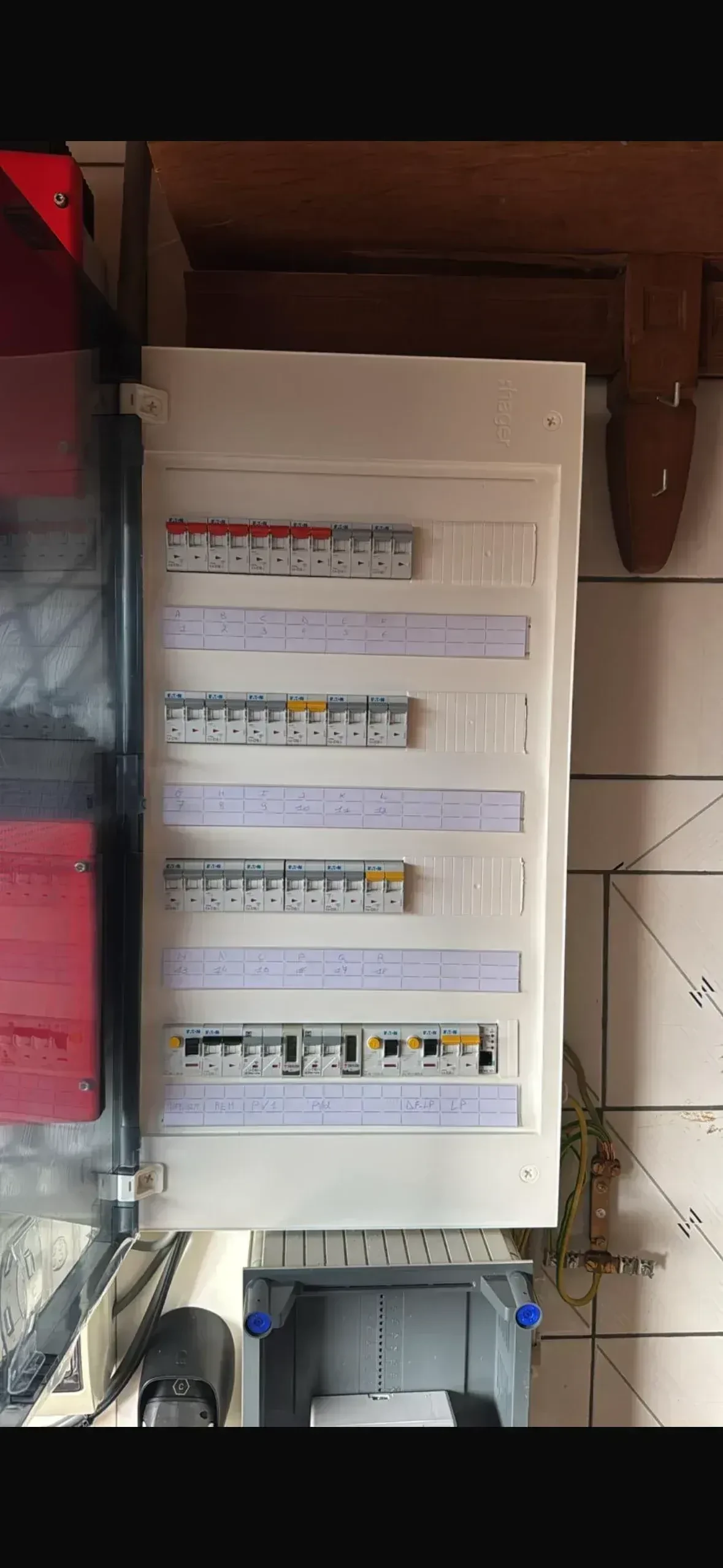 Vernieuwen kast in Hamme, Elektriciteit, realisatie De Groote Innovations, foto 1