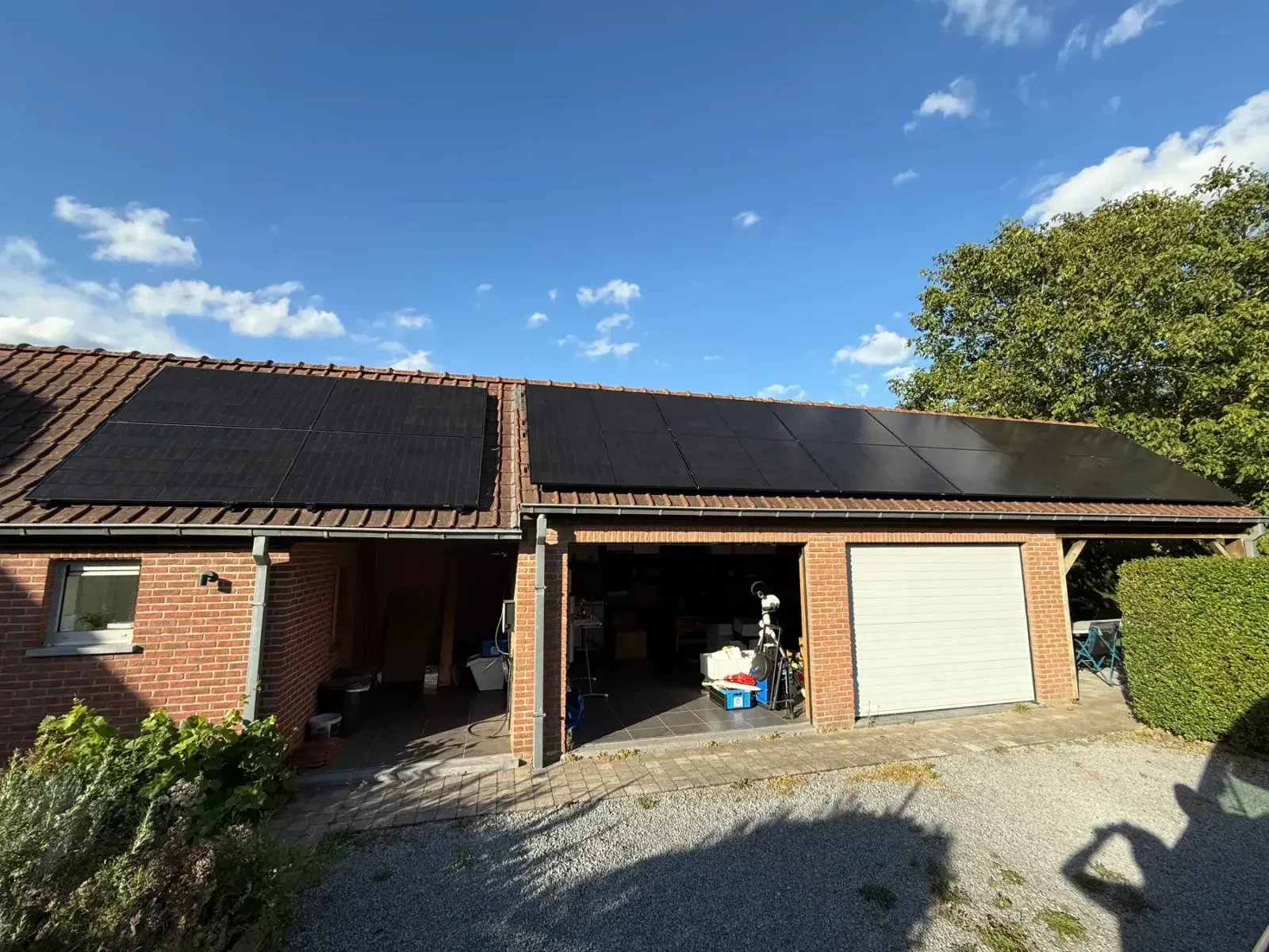 Zonnepanelen in Lovendegem, Zonnepanelen, realisatie De Groote Innovations, foto 1